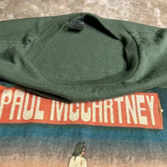 Paul McCartney “GOT BACK “ North America tour 2022 Green  Cotton t shirt ! - Picture 9 of 15
